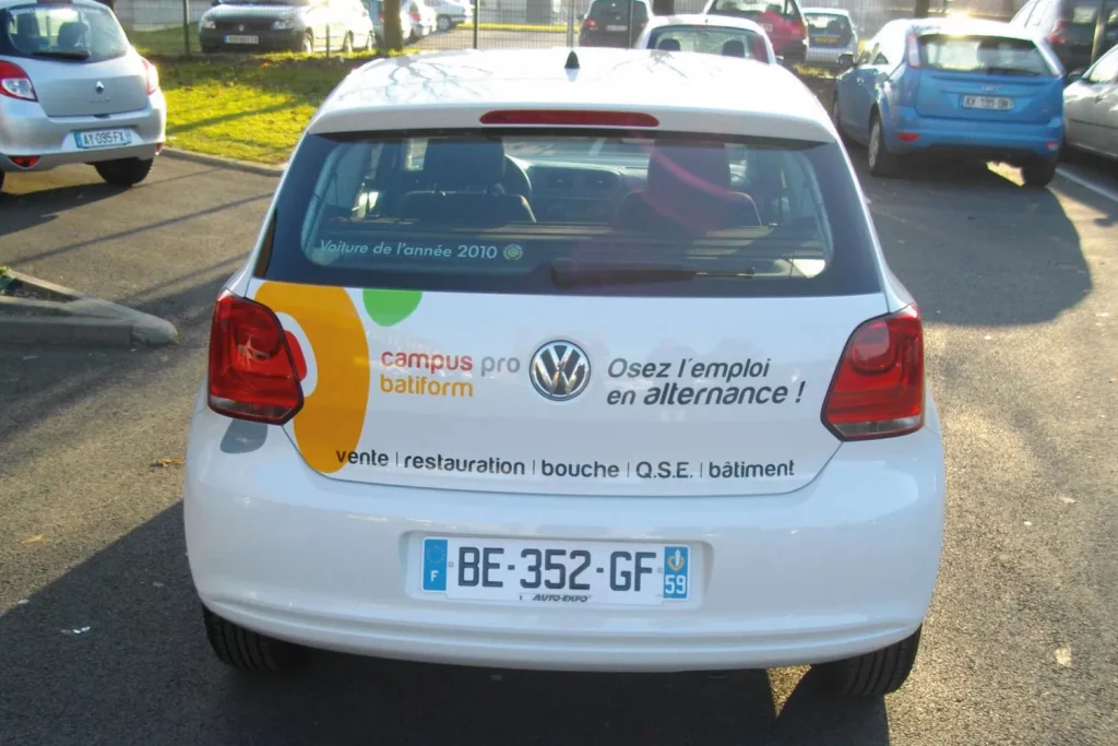 Logo Campus Pro sur véhicule