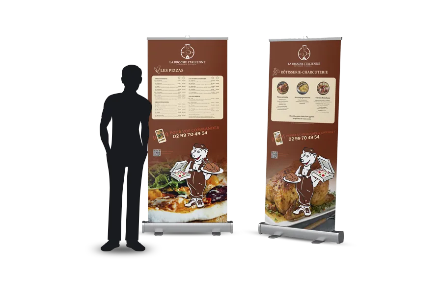 dernier travaux signalétique pour la broche italienne