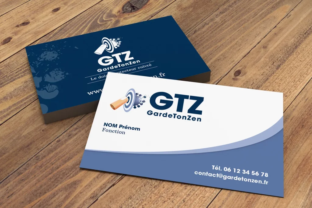 Logo GTZ sur carte de visite