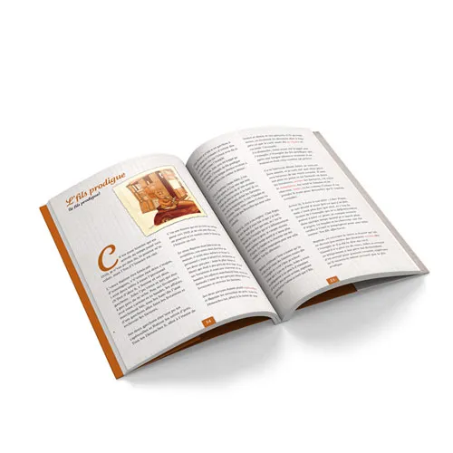 Livre conte d'in Bacleu incluant une illustration