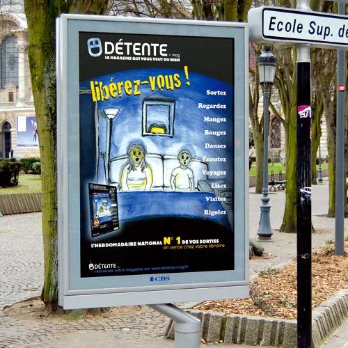 Affiche fictive pour le magazine fictif