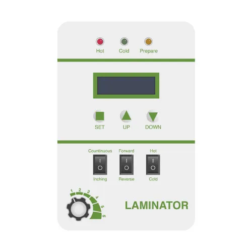 Dessin vectoriel d'une interface écran pour machine d'imprimerie