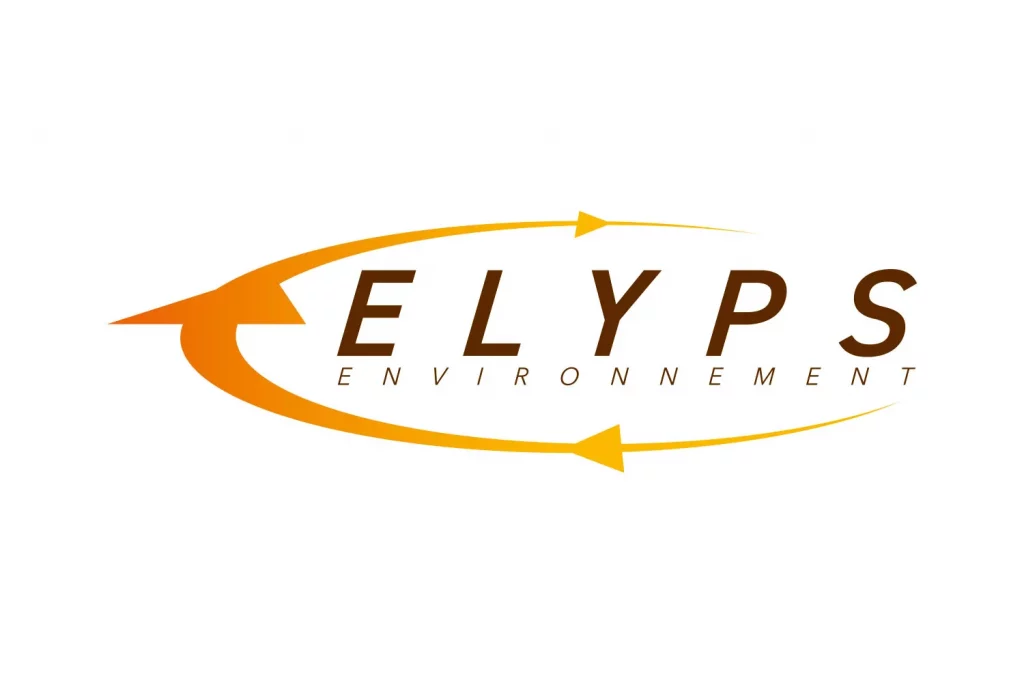 Logo Elyps Environnement, identité visuelle professionnelle pour une entreprise éco-responsable, conçue par un graphiste indépendant