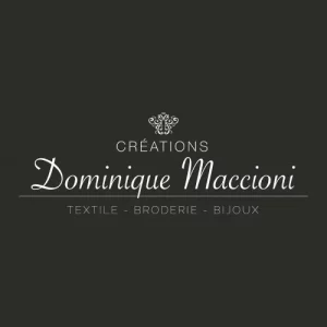 Identité visuelle pour Dominique Maccioni, créatrice de textile et de bijoux à Albi (81)