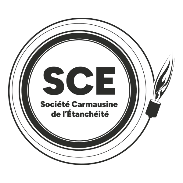 Déclinaison du logo SCE en version noire