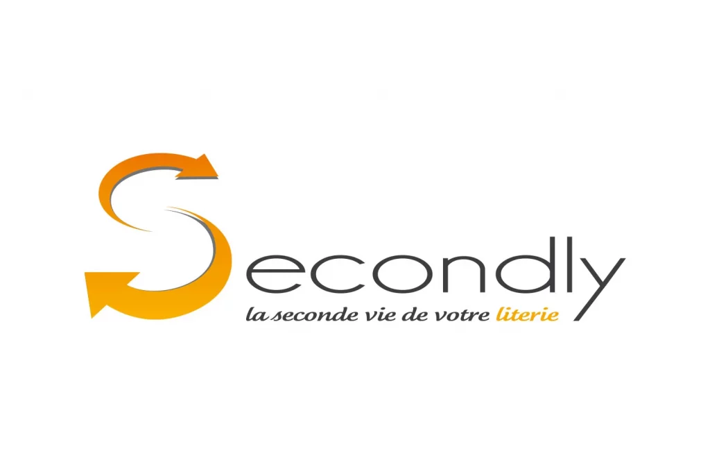 Logo Secondly, identité visuelle contemporaine et élégante pour une entreprise innovante, conçue par un graphiste indépendant à Montauban