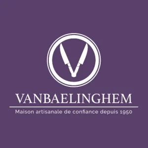 Création du logo Vanbaelinghem, Maison artisanale de Boucherie Charcuterie Traiteur, à Dunkerque (59)