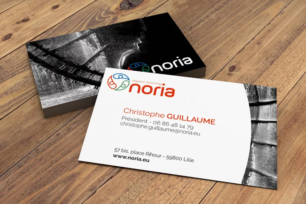Logo Noria sur Carte de visite