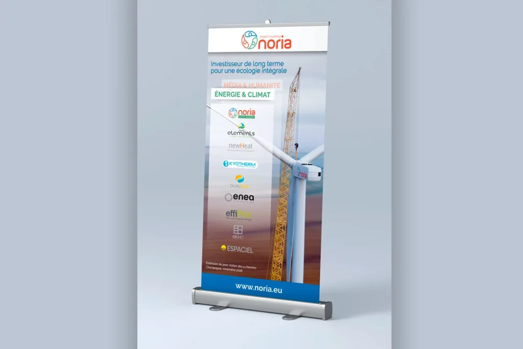 Logo Noria sur kakemono