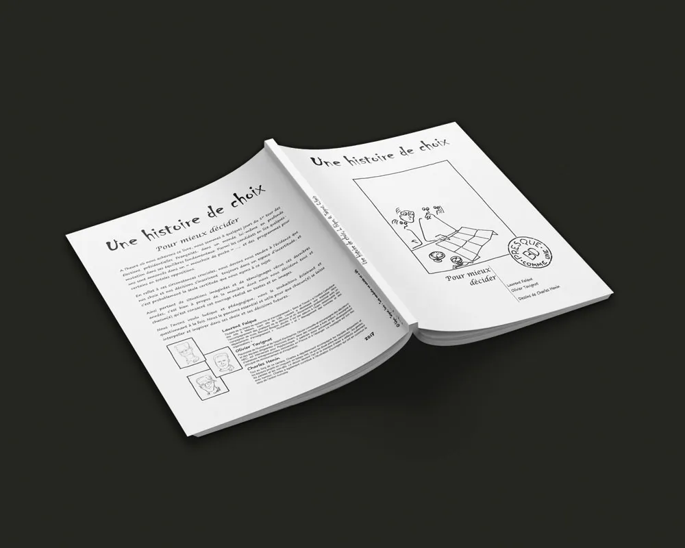 Mise en page et conception graphique de bandes dessinées, du découpage des planches à la préparation des fichiers pour l’impression.